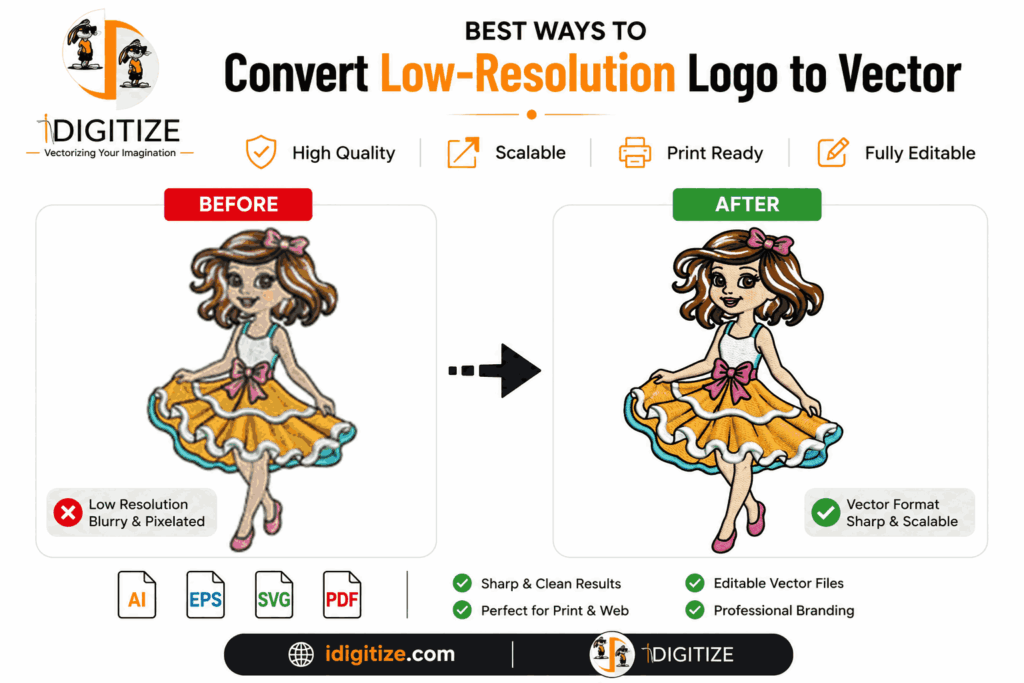Best Ways to Convert Low-Resolution Logo to Vector Easily