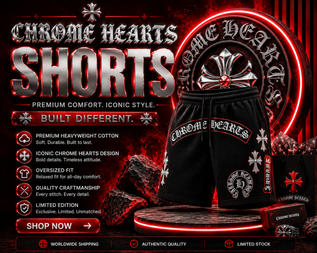 Chrome Hearts Shorts Outfit Ideas for Beach Days