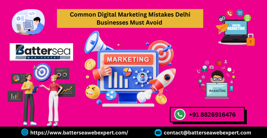 Common Digital Marketing Mistakes Delhi Businesses Must Avoid