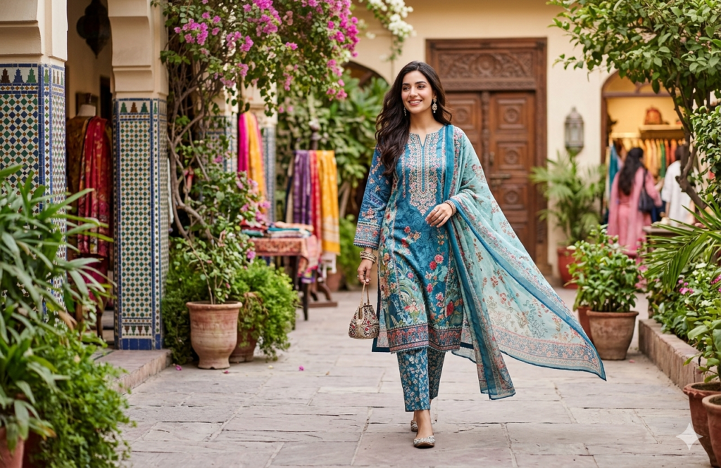 Pakistani designer lawn brands