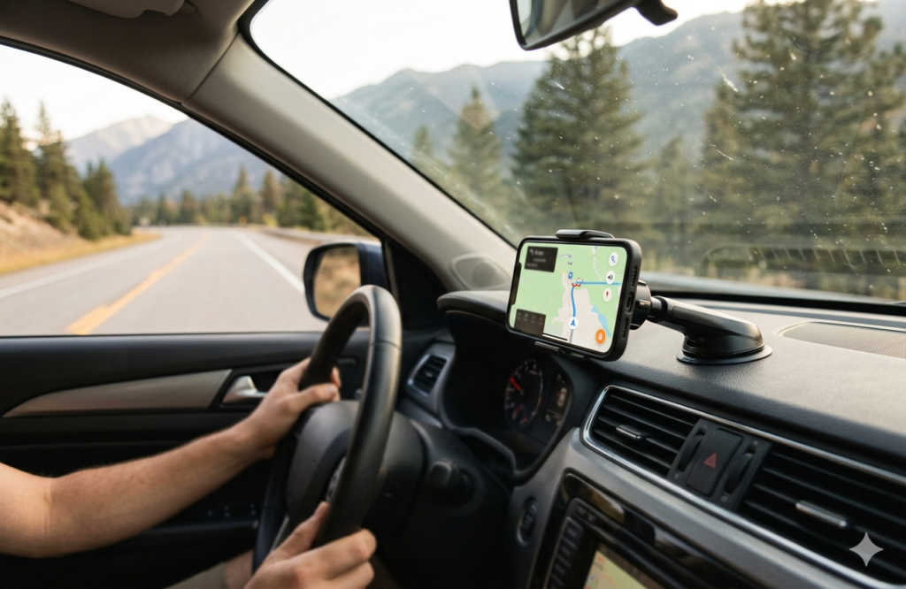 mobile stand for car