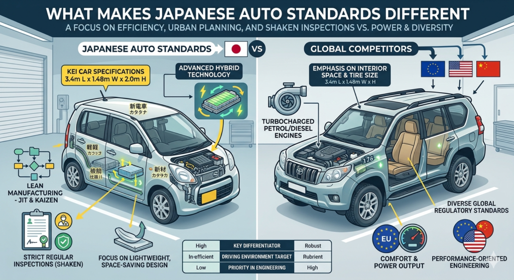 What Makes Japanese Auto Standards Different From Global Competitors