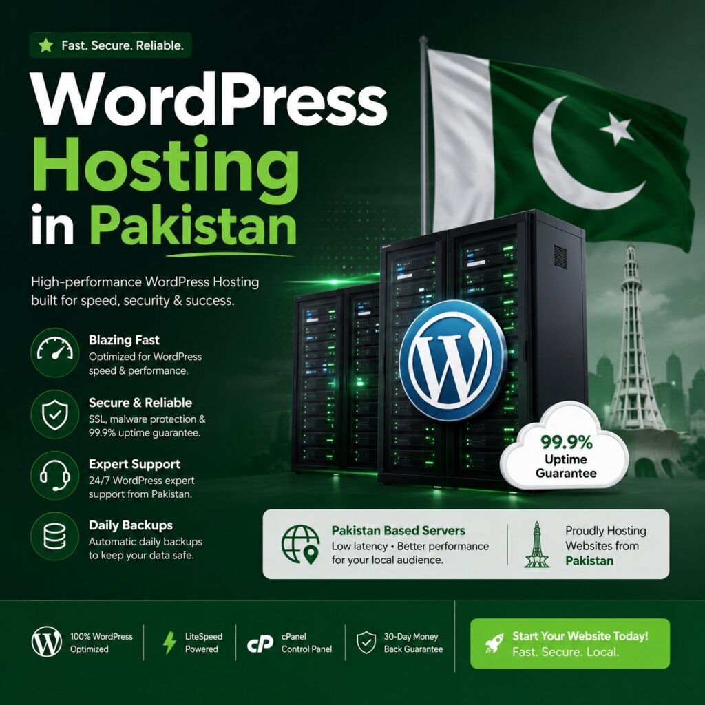WordPress Hosting in Pakistan