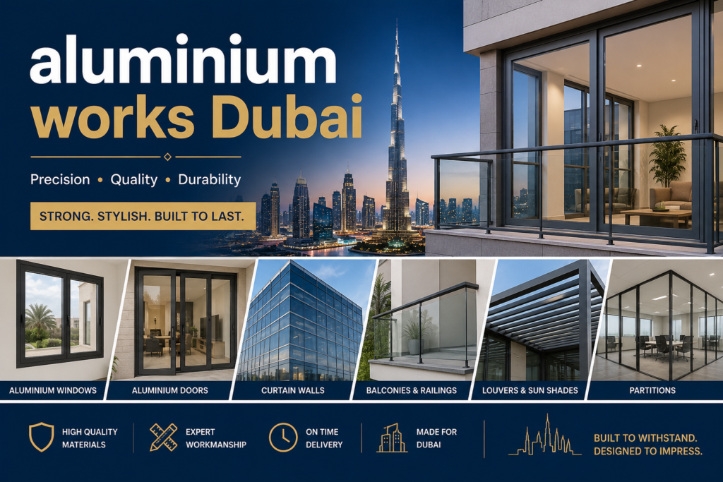 aluminium works Dubai