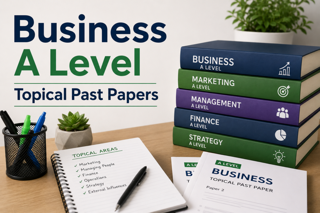Business A Level Topical Past Papers for Students