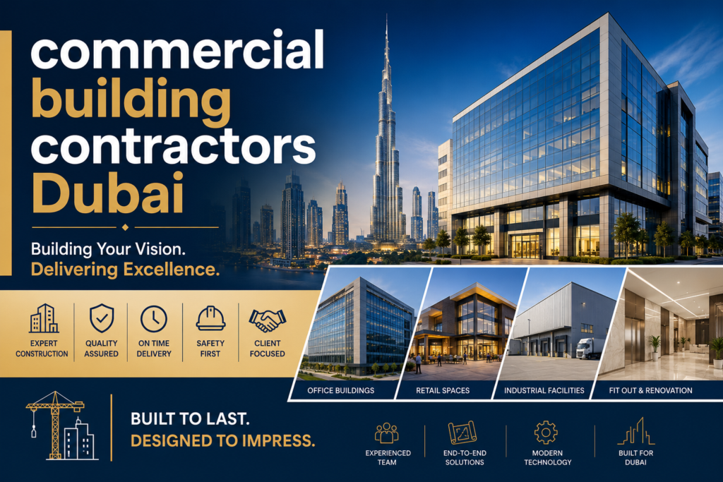 commercial building contractors Dubai