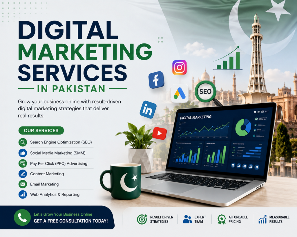 digital marketing services in Pakistan